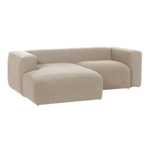 Blok 2-Seater Sofa | Left-hand Chaise Longue | 240cm | Beige