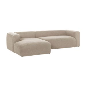 Blok 3 Seater Sofa | Left-hand Chaise Longue | Beige  |
