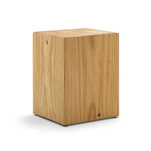 Blok Square Stump Stool | Natural | by L3 Home
