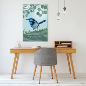 Blue Fairy Wren | Interchangeable Art Piece