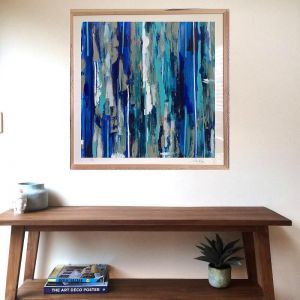 Blue Hue by Sabi Klein | Limited Edition Print | Framed
