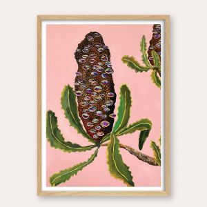 Blush Banksia Pods | Unframed Art Print