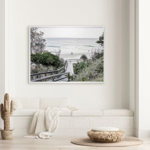 Boardwalk | Framed Canvas Art Print