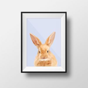 Bobby the Bunny | Art Print | Framed and Unframed
