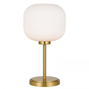 Bobo TLA Table Lamp | Antique Gold and Opal | Hampton Lighting
