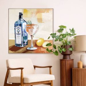 Bombay Cocktail | Framed Canvas