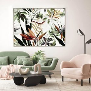 Botanie Bloom | Framed Canvas Art Print