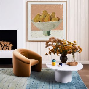 Bowl of Pears | Framed Art Print