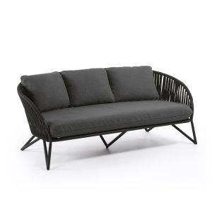 Branzie 3 Seater Sofa | Black | Pre-Order Dec Arrival