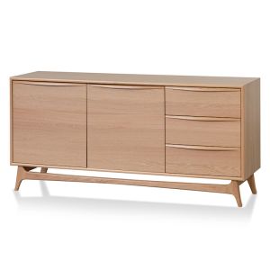 Brendon 1.6m Sideboard Unit with Drawers | Natural Oak