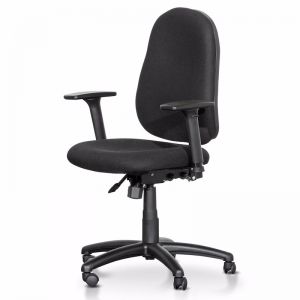Brent High Back Fabric Office Chair | Black