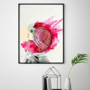 Bright Pink I | Poster