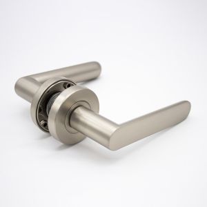 Brushed Nickel Door Handle | Fairhaven