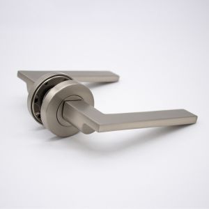 Brushed Nickel Door Handle | Hamilton
