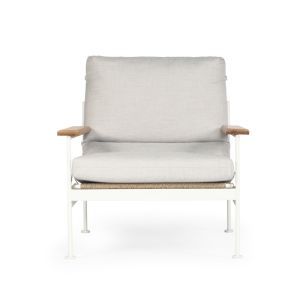 Bryce Outdoor 1 Seater Sofa | Pearl White