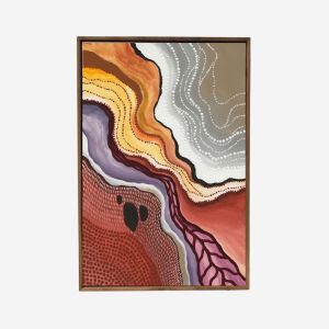 Bubei Borrogura | Framed Canvas Print by Brad Turner and Cara Sanders 'Owlet'