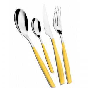 Bugatti Glamour | 24Pcs Cutlery Set | Yellow