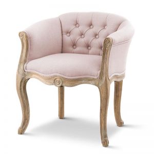 Cabriole Elizabeth Chair | Dusty Pink | by Black Mango