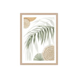 Calamus Palm I | Framed Art Print by Frianki