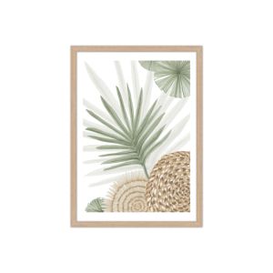 Calamus Palm II | Framed Art Print by Frianki
