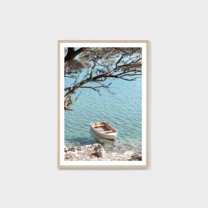 Calm Rowboat | Framed Photographic Print