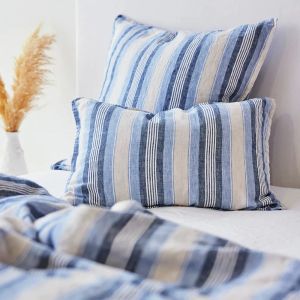 Cambridge Stripe | Pure Linen Cushion Cover | 60x40cm