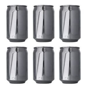 Can Shaped Tumblers | Stainless Steel | Set of 6