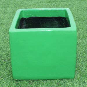 Candy Cube Planter Pot | Apple Green