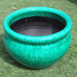 Candy Round Planter Pot | Emerald Green