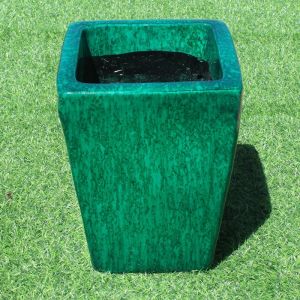 Candy Square Planter Pot | Emerald Green