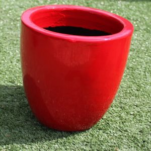 Candy Tall Egg Planter Pot | F1 Red