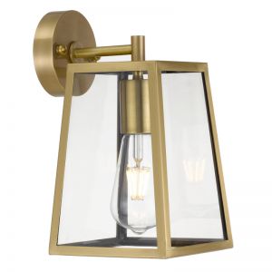 Cantena Small Solid Brass Exterior Wall Light | Antique Brass