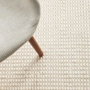 Carlos Felted Wool Rug | Off White Natural