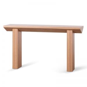 Carly 1.4m Oak Console Table - Natural