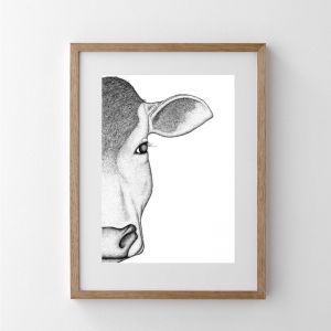 Carly the Cow | Print