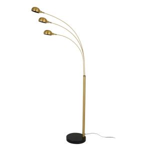 Centaur 3 Light Ses Floor Lamp Brass | Beacon Lighting