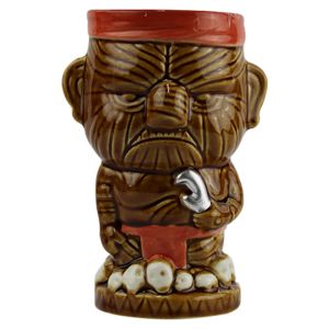 Ceramic Tiki Mug | Hunter Brown | 350ml
