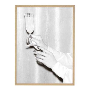 Champagne Hands | Framed Art Print