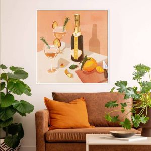 Chandon Cocktails | Framed Canvas Print
