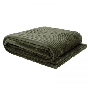 Channel Throw 150x200cm Olive