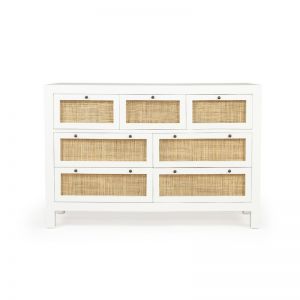Charlie Chest Of Drawers | White Square Mesh