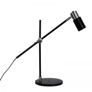 Charlie Table Lamp | Brushed Chrome
