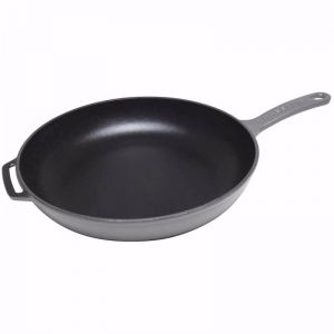Chasseur 28cm Fry Pan with Cast Handle - Caviar