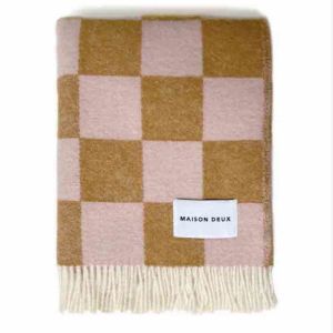 Checkerboard Blanket | Terra & Pink