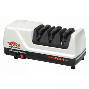 Chefs Choice M1520 Angle Select Electric Knife Sharpener Butcher Chef White