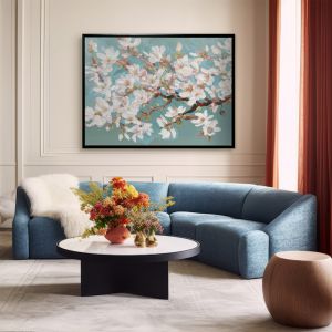 Cherry Blossoms | Framed Canvas Art Print