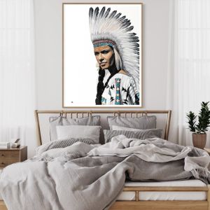 Chief's Daughter | Limited Edition Art Print by Adoni Astrinakis