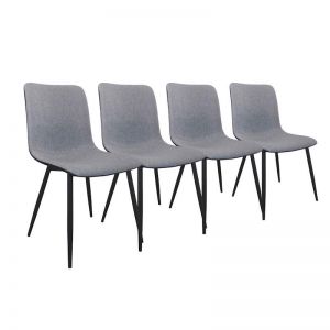 Chotto Kaito Series Dining Chairs  | Grey | Set of 4