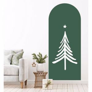 Christmas Tree Arch Decal | Traditional | Various Sizes