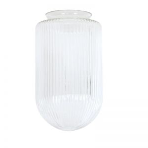 Chrysler Small Ribbed Shade in Clear | Beacon Lighting